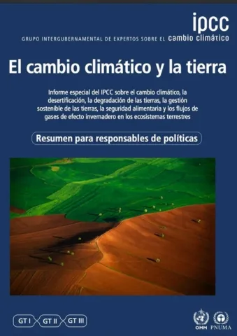 Cambio climatico y la tierra Biblioteca portada